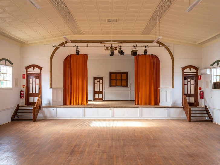 Brad Rimmer, Bencubbin Town Hall, Winter 2025, 2025, archival pigment print, 100 x 134cm