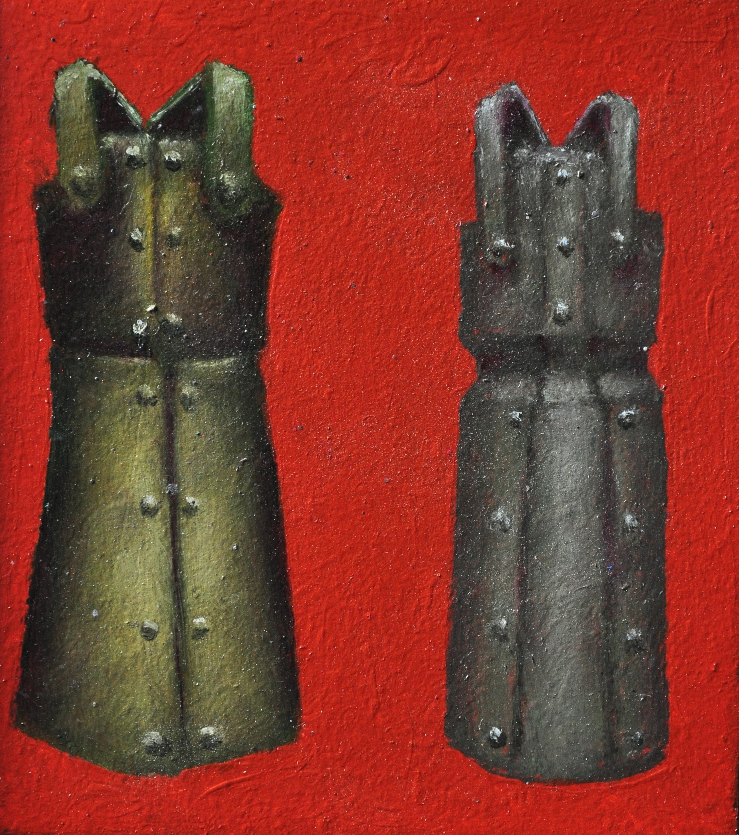 Stuart Elliott, Exposé 4 (Dress Rehearsal), 2025, oil on board, 12 x 11cm