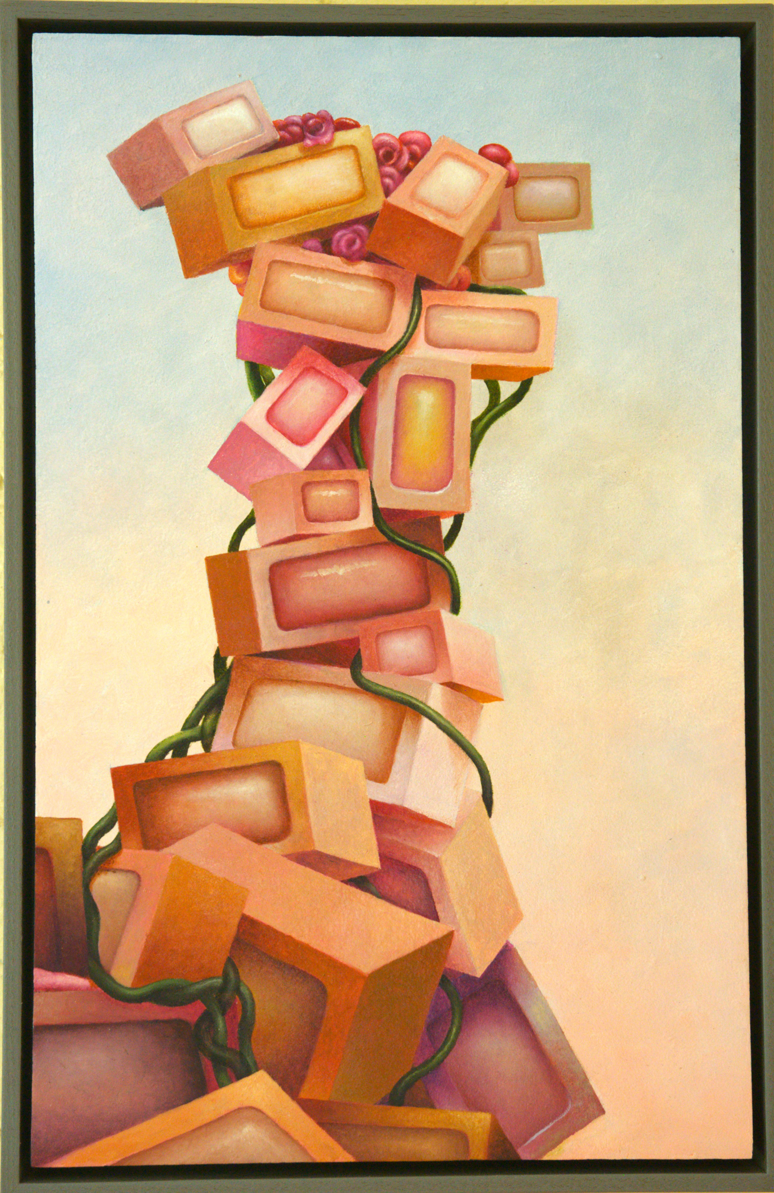 Stuart Elliott, Phinale, 2025, oil on board, 62 x 40cm