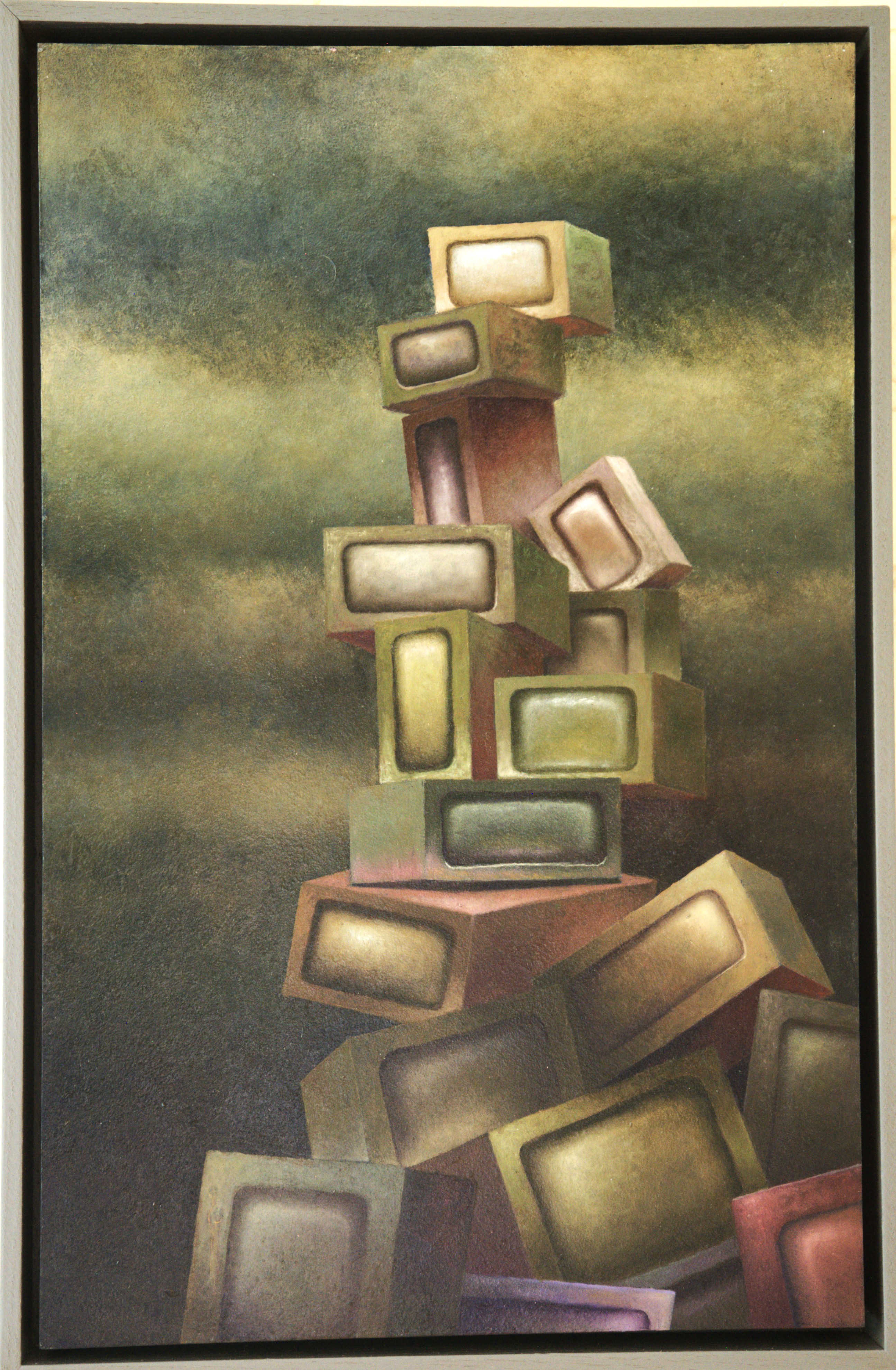 Stuart Elliott, Pilot, 2025, oil on board, 62 x 40cm