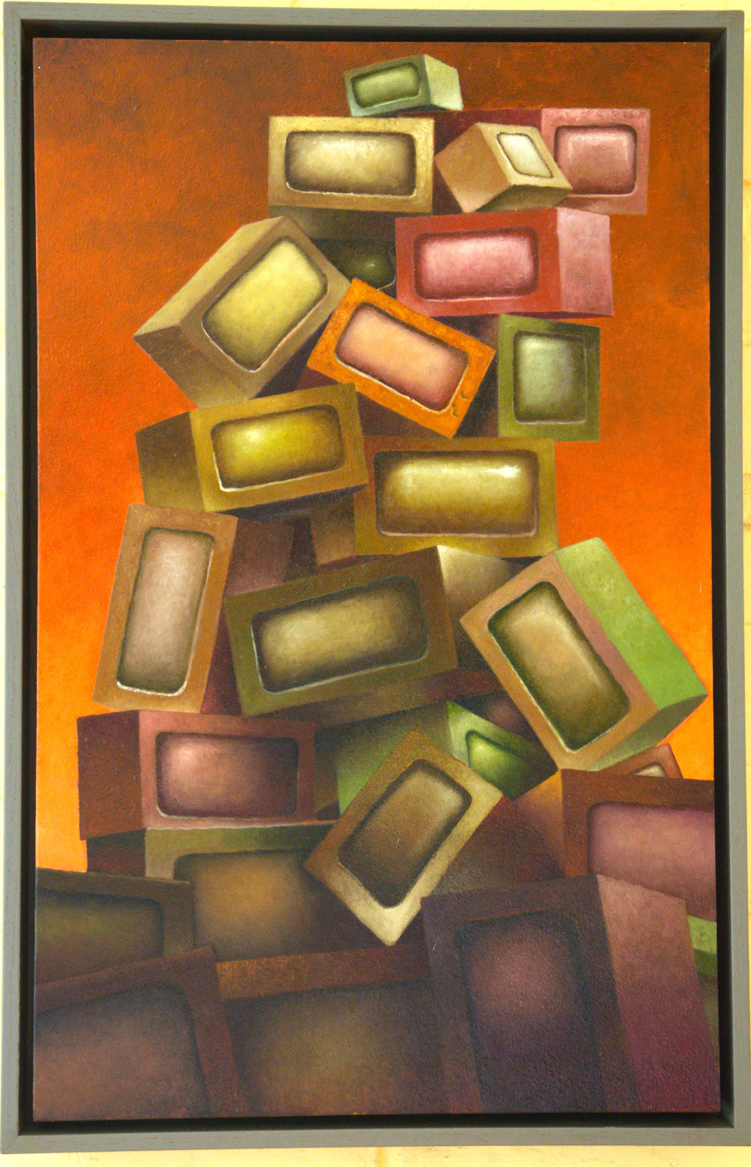 Stuart Elliott, Prime, 2025, oil on board, 62 x 40cm