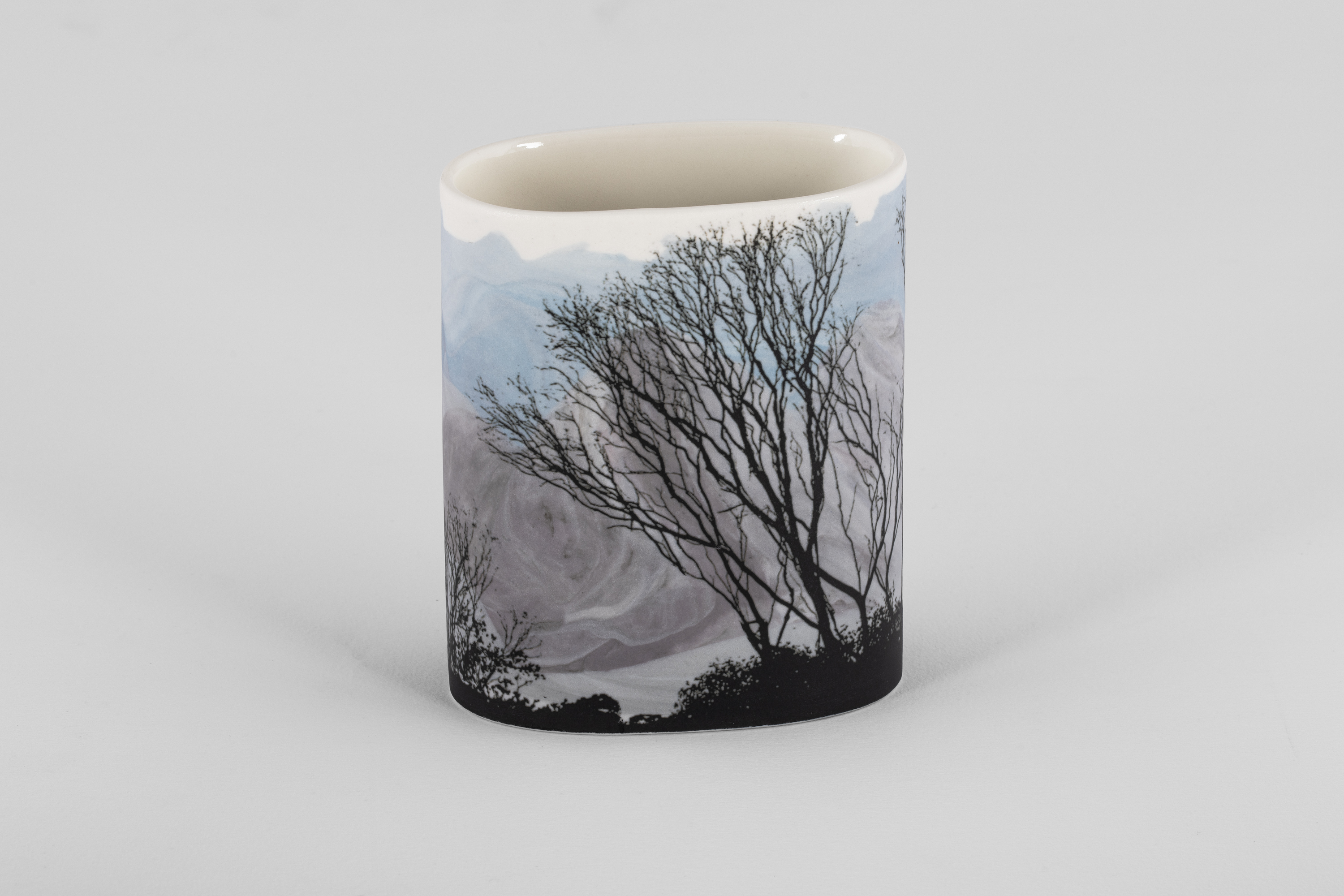 Sandra Black, Chester Pass Road 2 Stirlings, 2026, porcelain, 12.8 x 10.6 x 6.1cm