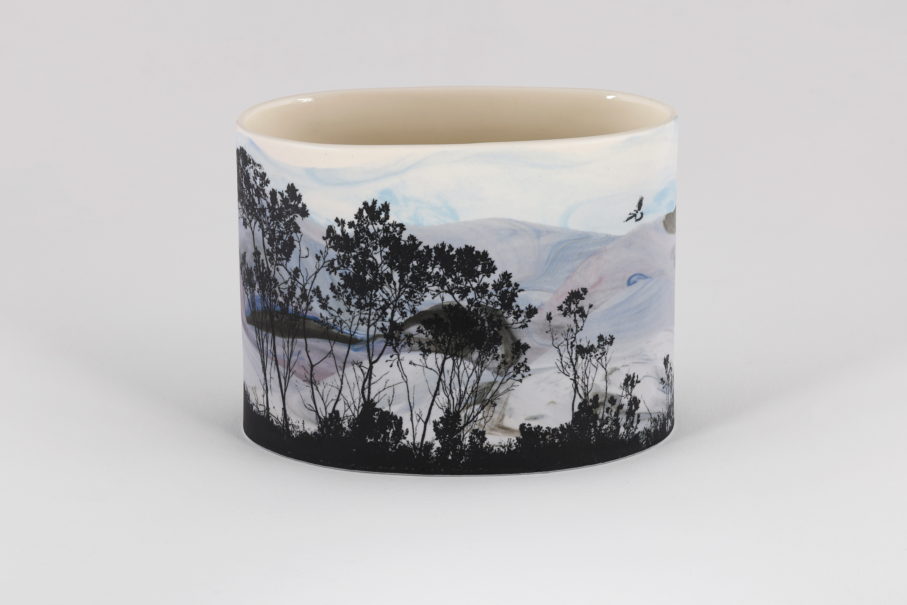 Sandra Black, Koi Kyeunu, Ruff Stirling Ranges 1, 2026, porcelain, 13.2 x 17.5 x 10.5cm