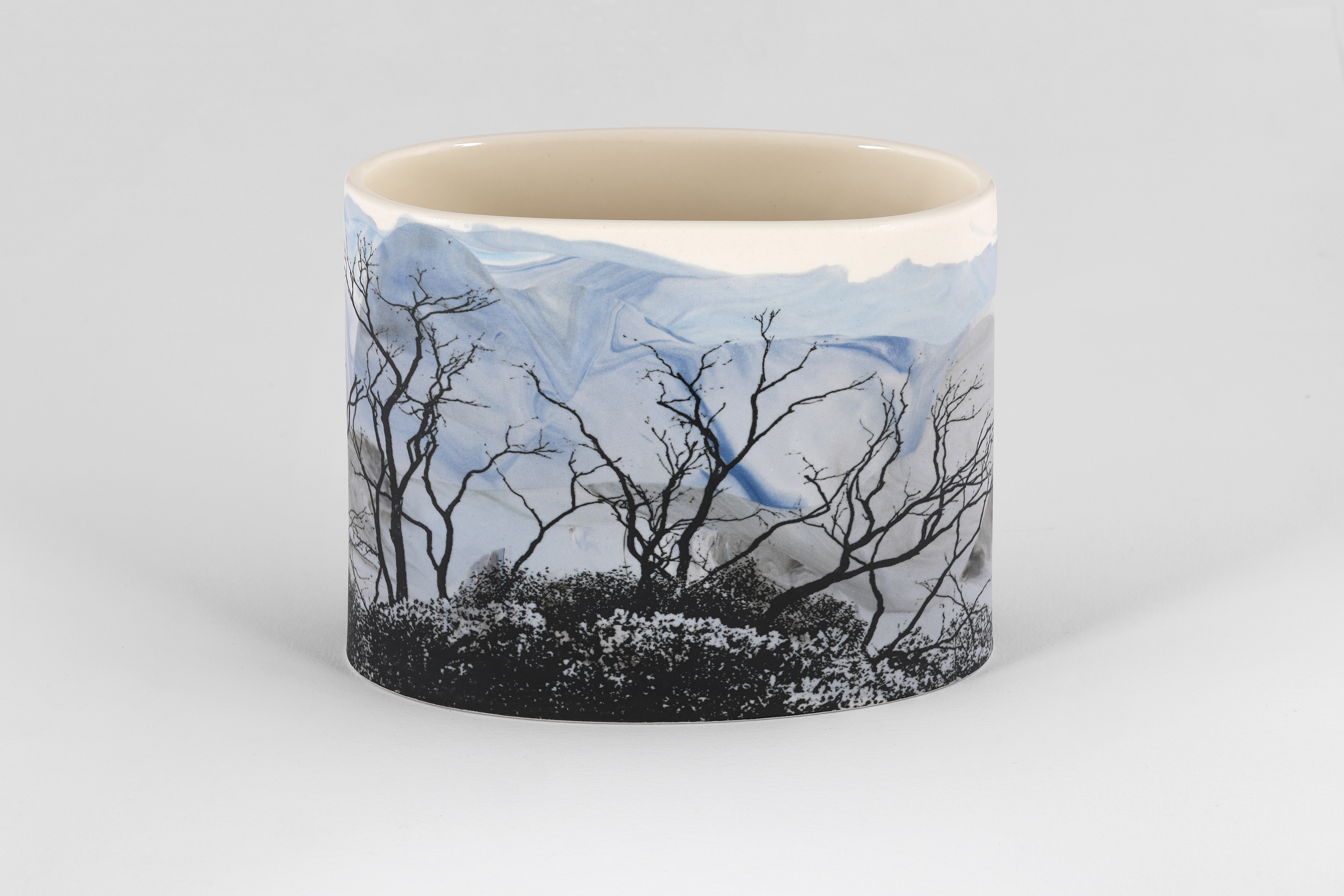 Sandra Black, Salt River Road 4, 2026, porcelain, 13.5 x 17.7 x 10.5cm