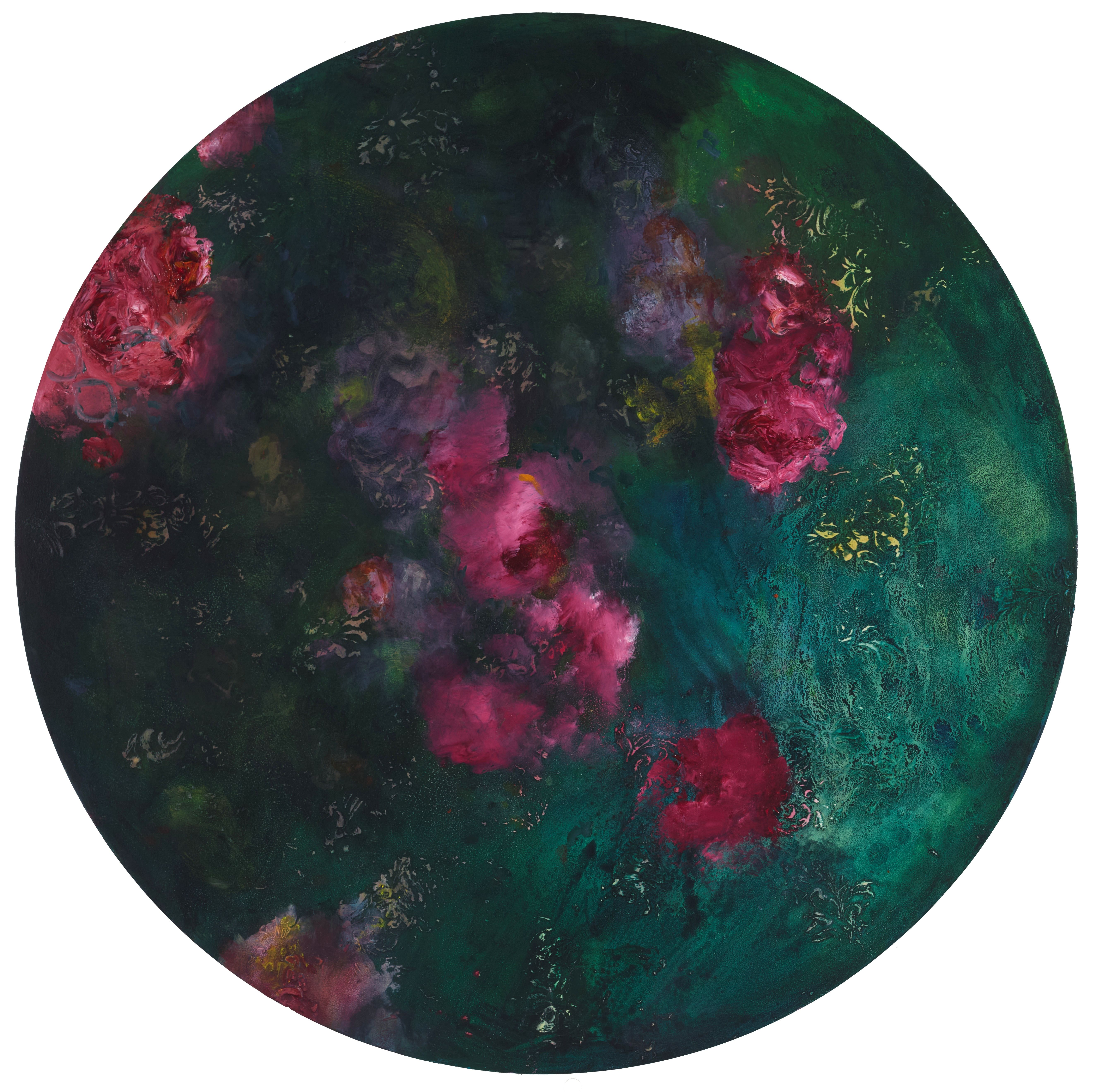Angela Stewart, Ombra II, 2026, oil, acrylic and gesso on board, 75 x 75cm