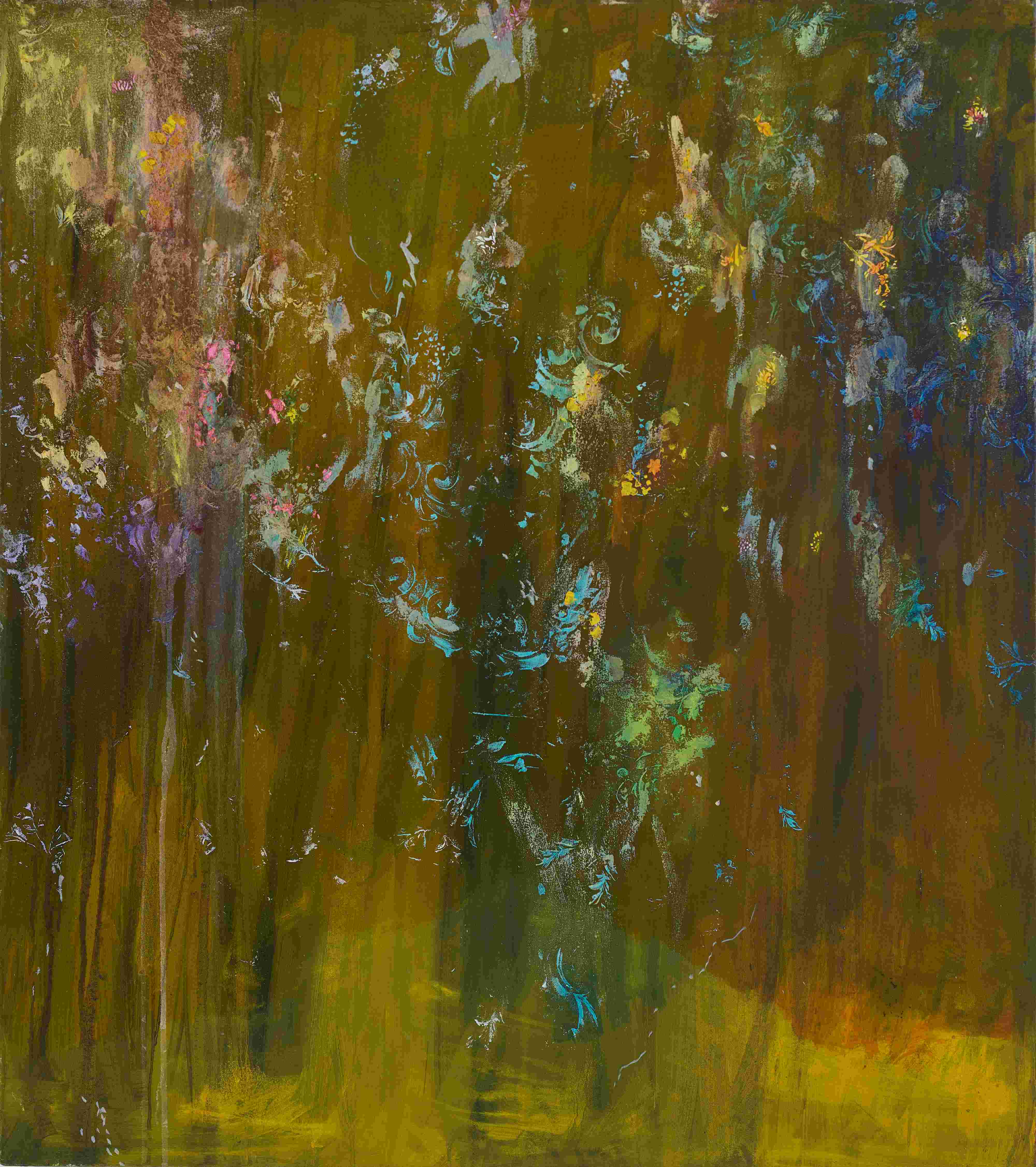 Angela Stewart, Sprezzatura, 2026, oil, acrylic and gesso on canvas, 130 x 105cm