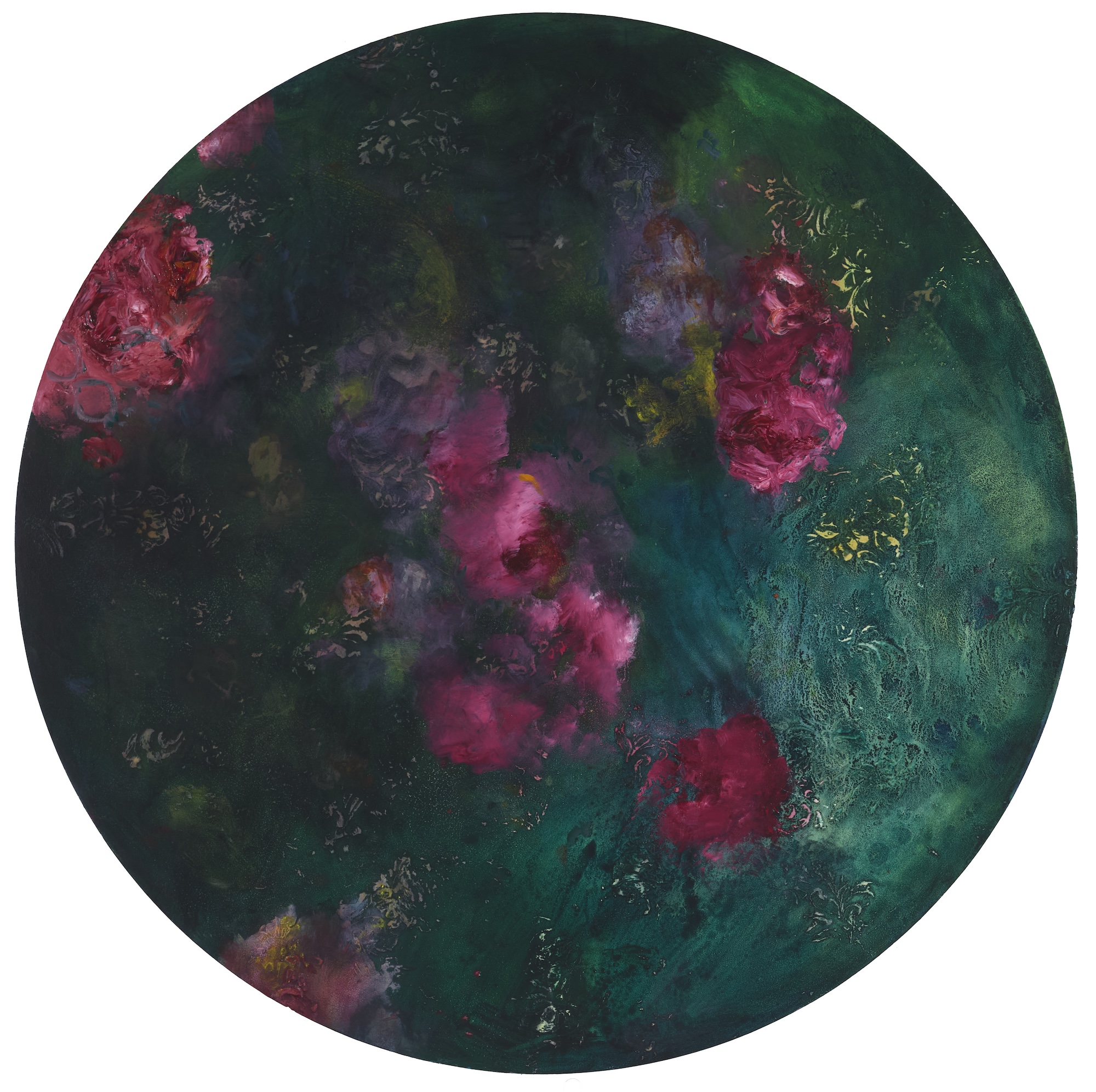 Angela Stewart, Ombra II, 2026, oil, acrylic and gesso on board, 75 x 75cm