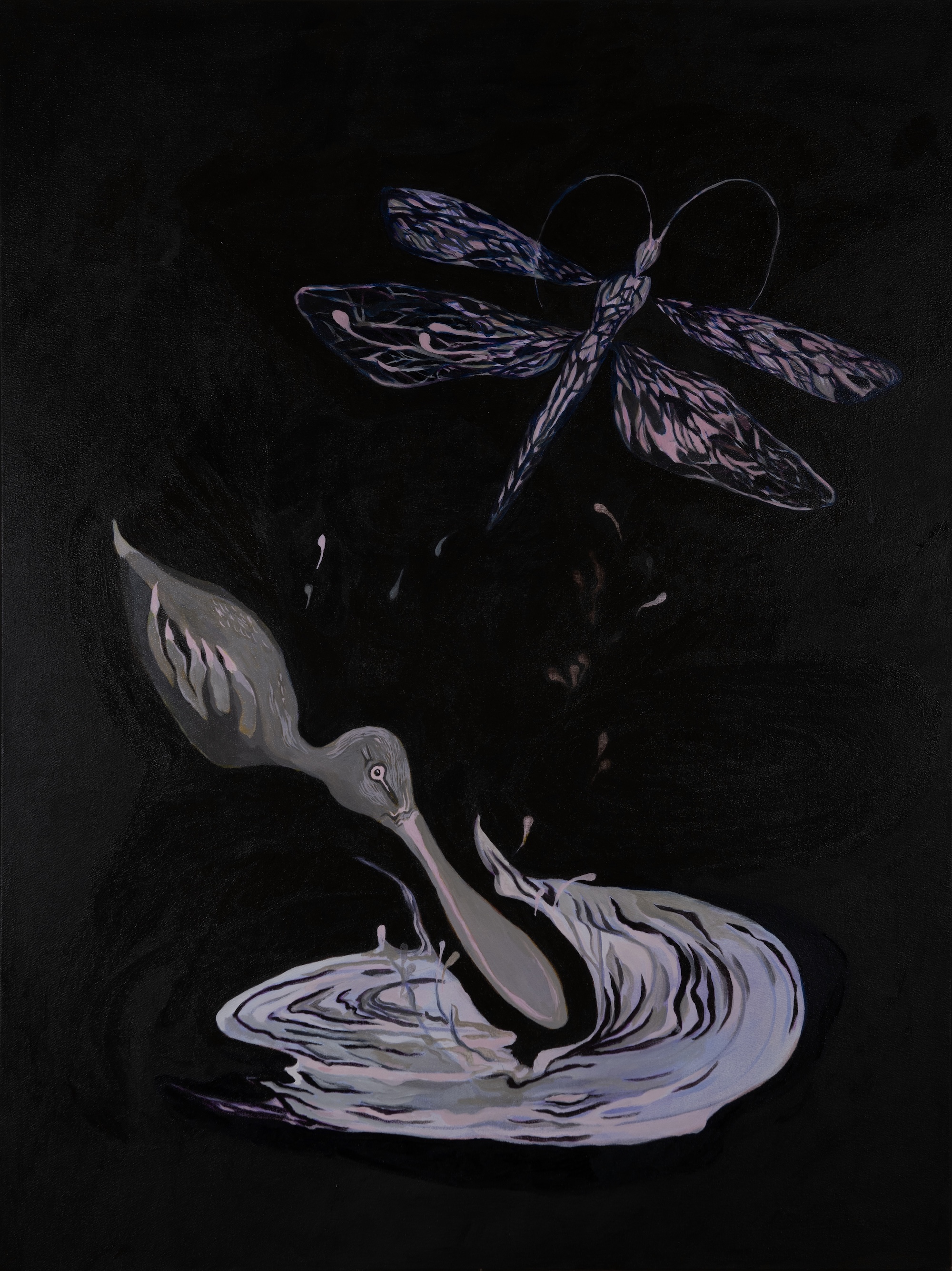 Paul Uhlmann, Swamp Coalescence (to Grow Together), 2026, oil on linen, 122 x 91cm