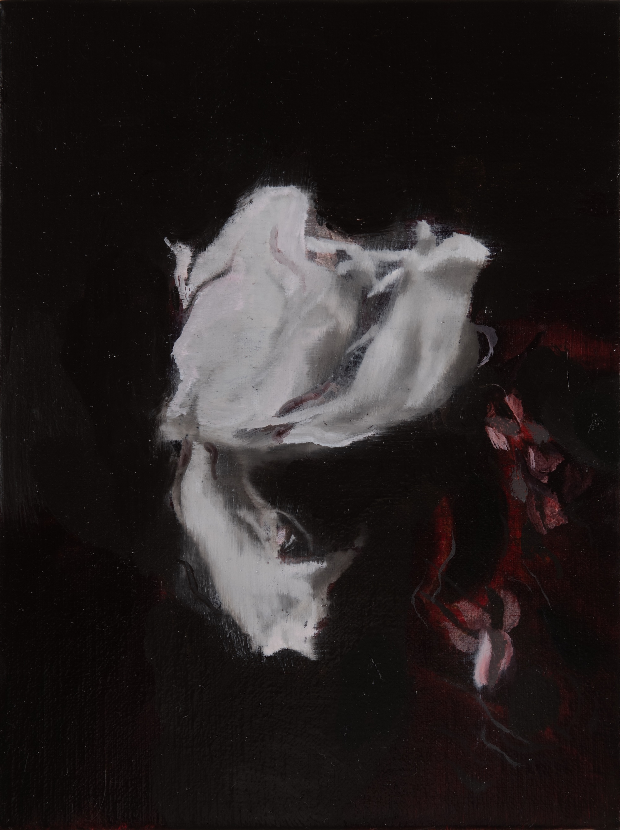 Paul Uhlmann, Tenderness and Eternity X, 2026, oil on linen, 24 x 18cm