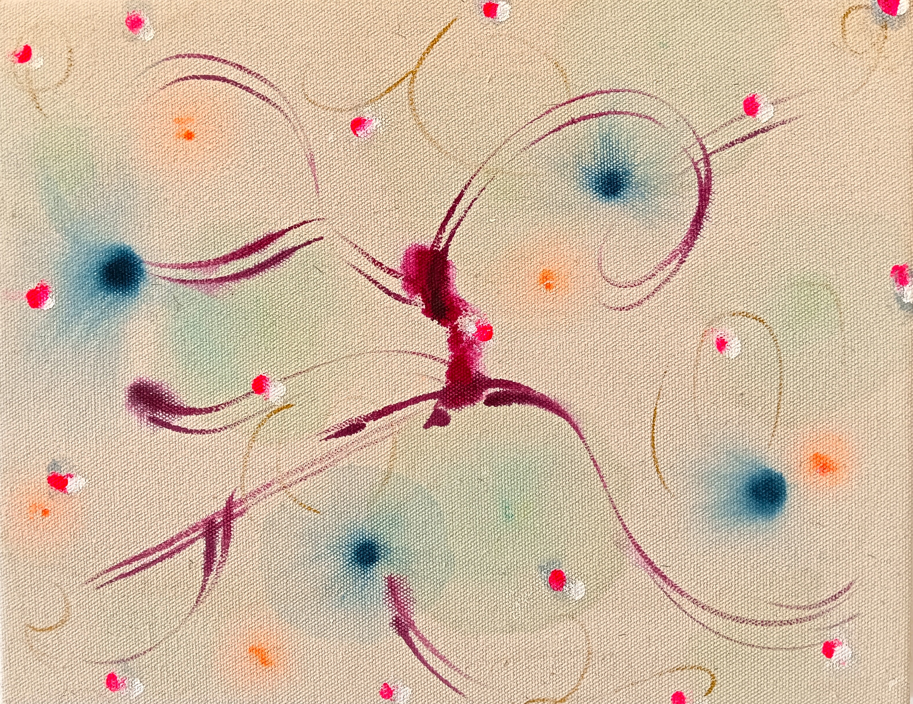 Cathy Blanchflower, Kanok Study, 2026, acrylic and oil on canvas, 28 x 35.5cm // $990
