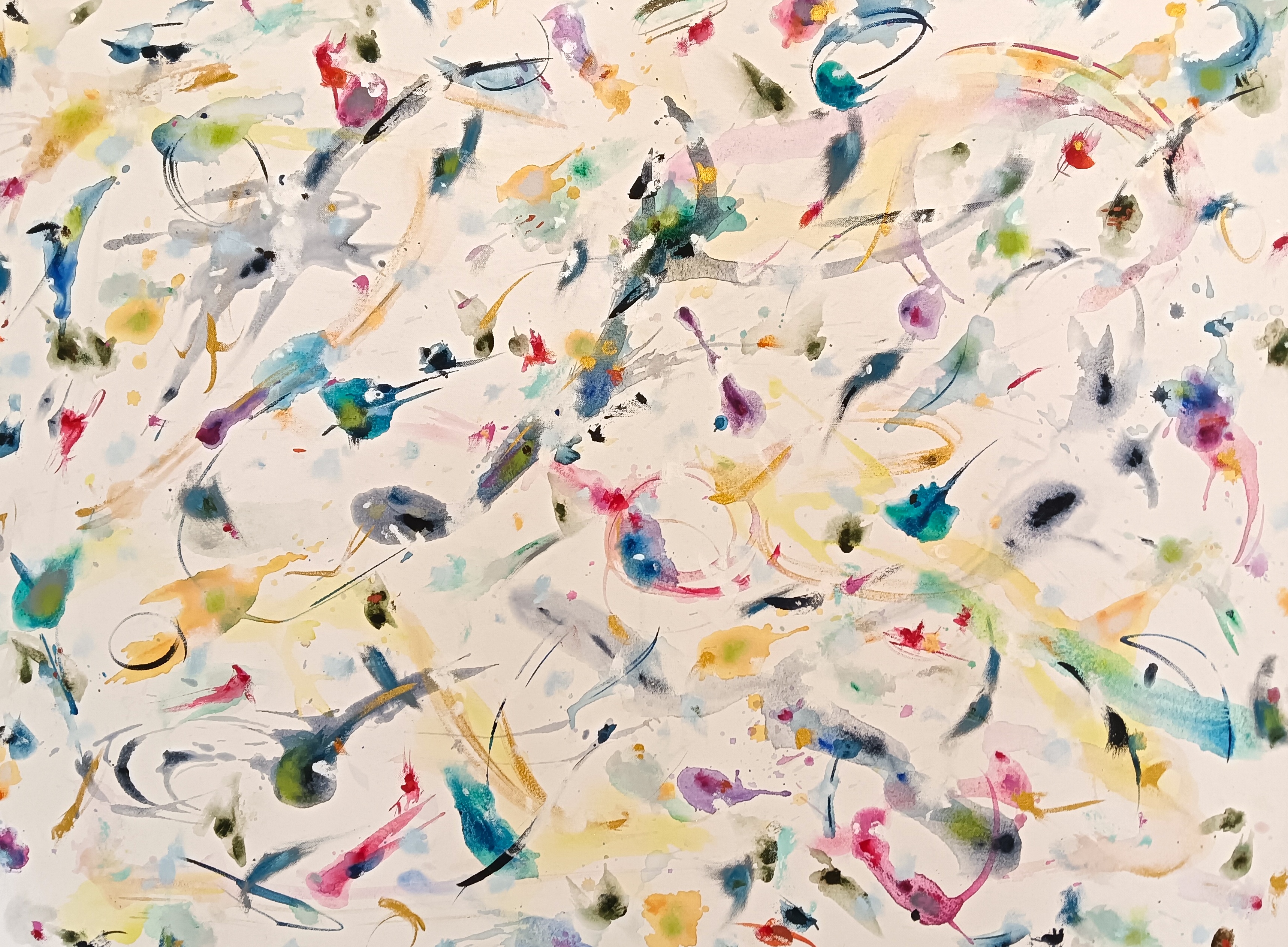 Cathy Blanchflower, Kanok X, 2026, acrylic and oil on canvas, 76 x 102cm // $5000