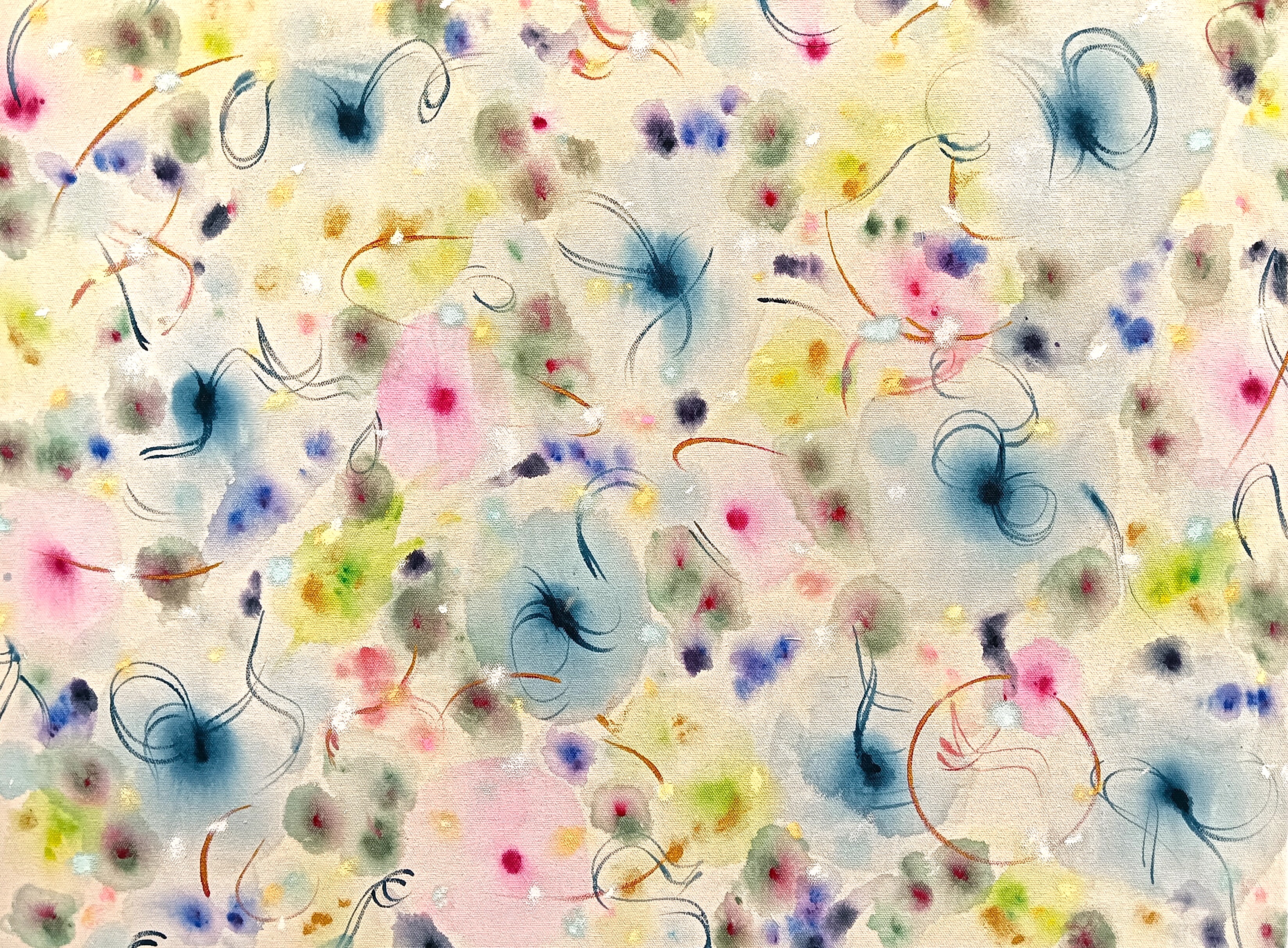 Cathy Blanchflower, Kanok XI, 2026, acrylic and oil on canvas, 60 x 80cm // $3200