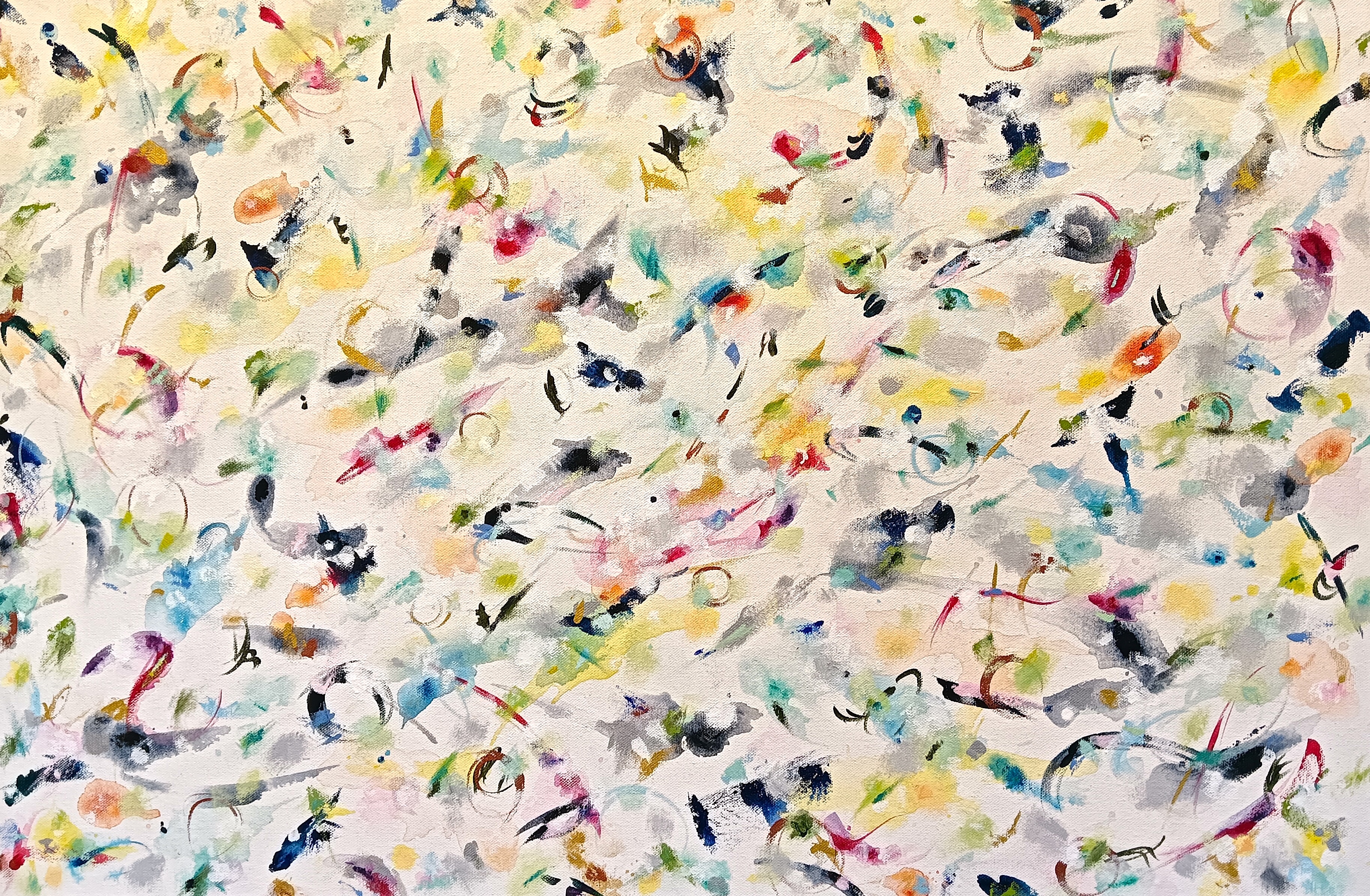 Cathy Blanchflower, Kanok XIII, 2026, acrylic and oil on canvas, 50.5 x 78cm // $2800