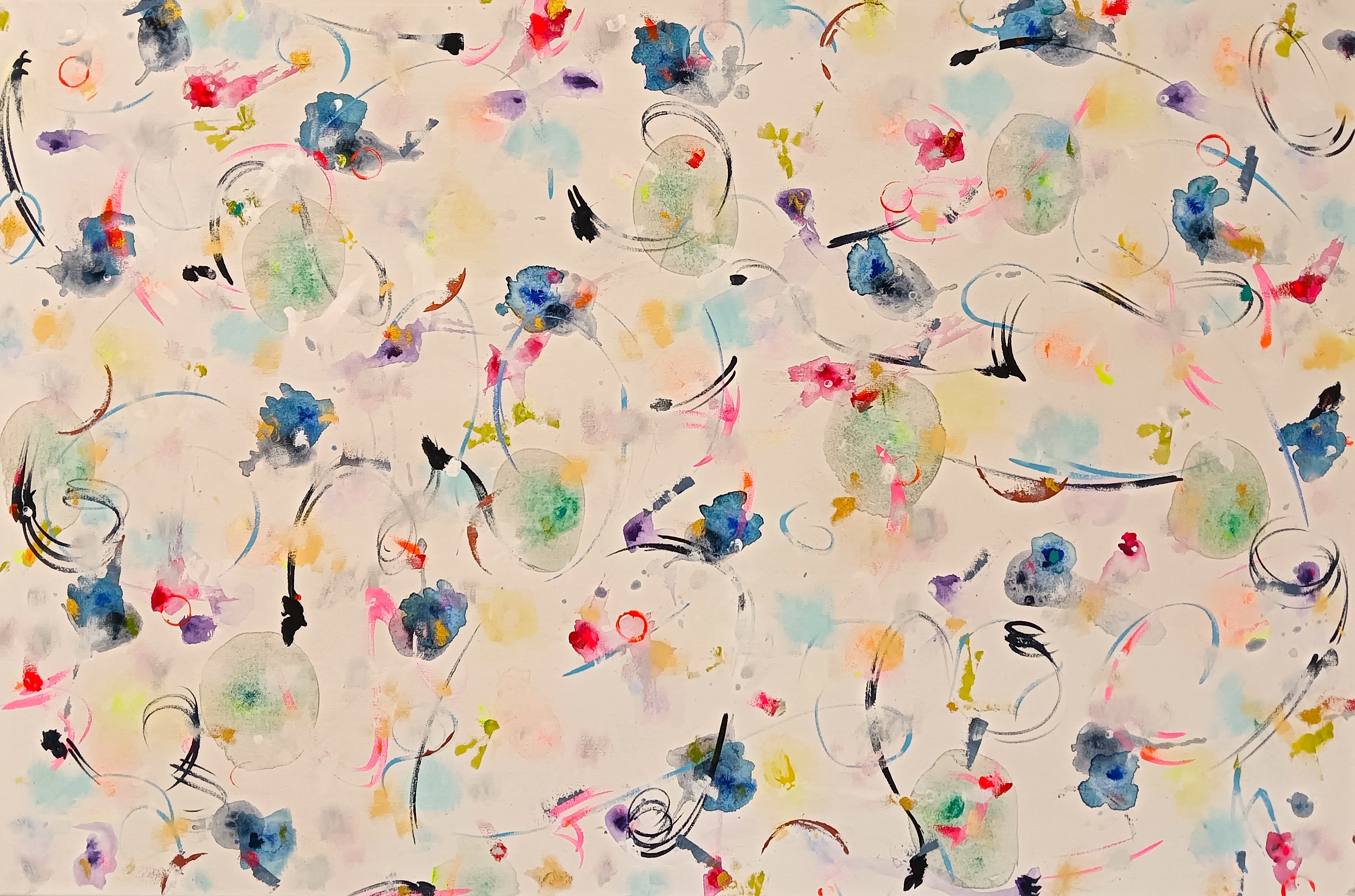 Cathy Blanchflower, Kanok XIV, 2026, acrylic and oil on canvas, 61 x 81.5cm // $3200