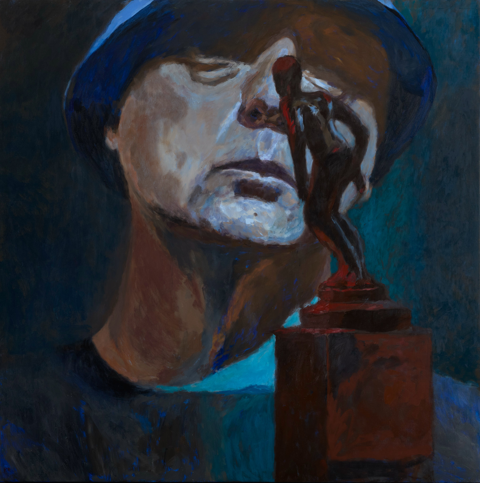 Kevin Robertson, Scene 5, 2026, oil on linen, 152.5 x 152.2cm