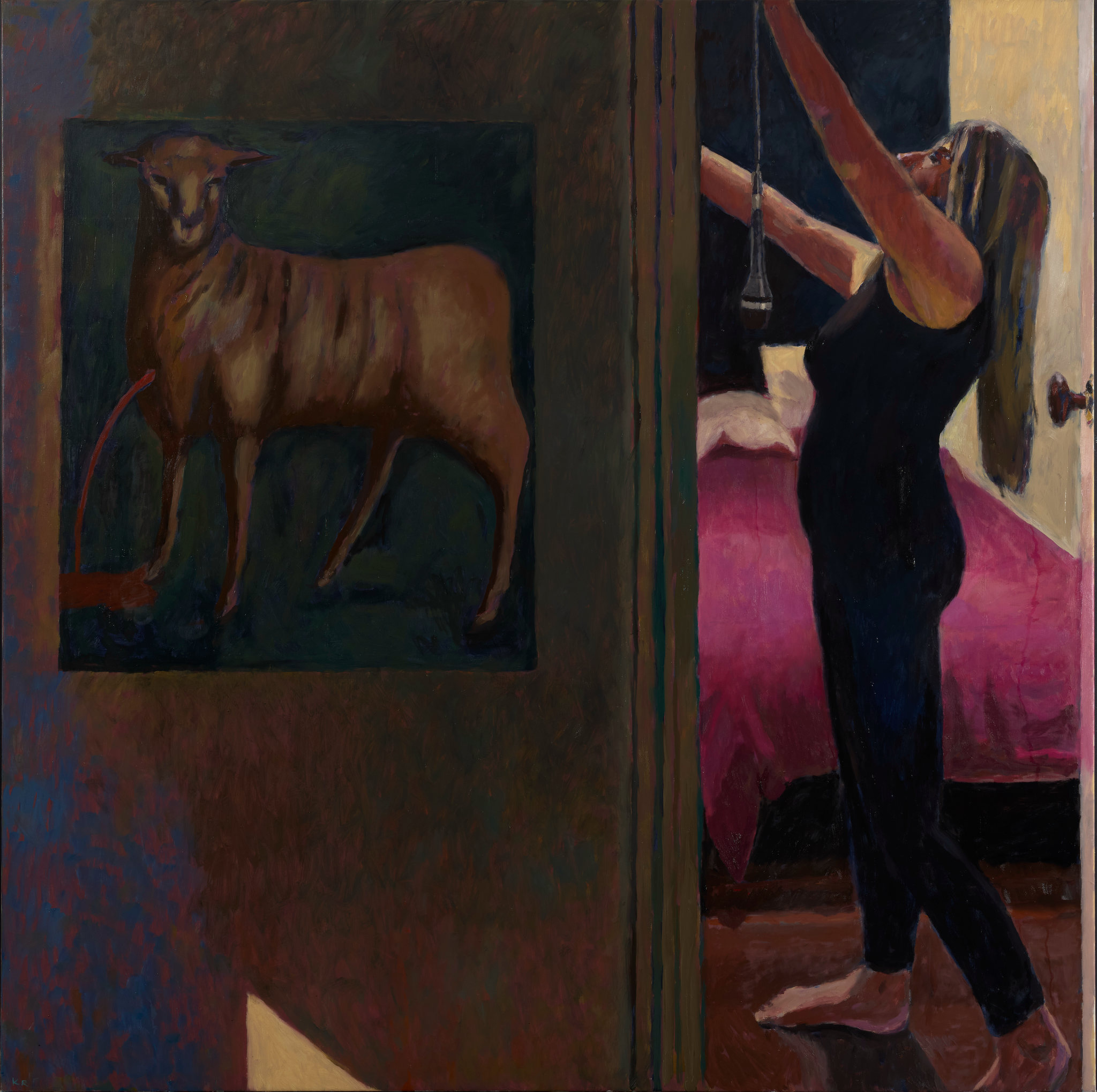 Kevin Robertson, Scene 7, 2026, oil on linen, 152.4 x 152.5cm