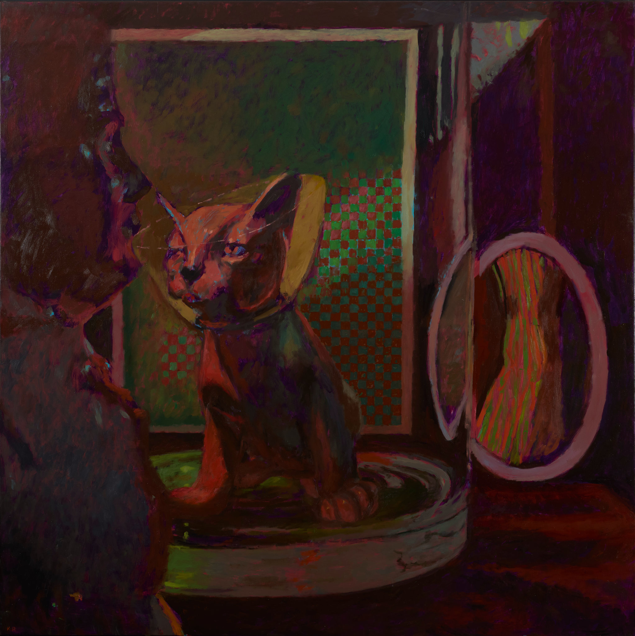Kevin Robertson, Scene 8, 2026, oil on linen, 152.5 x 152.5cm